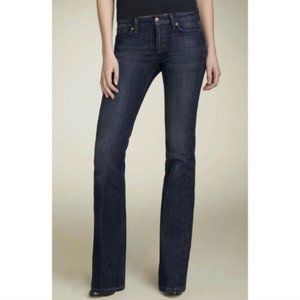 🌻 Michael Kors | Dark Boot Cut Gold Accent Jeans